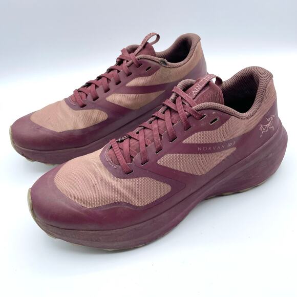 Arc’teryx Norvan LD 3 Shoe Dark Rose Dust Light Fallow Pink Purple Hiking 8.5 - Picture 6 of 16